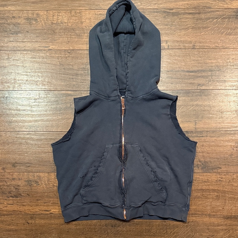 Frank and Eileen Distressed Sweatshirt Vest
